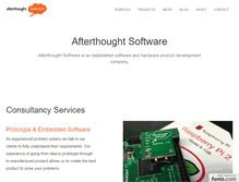 Tablet Screenshot of afterthoughtsoftware.com